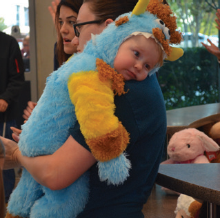 Cute baby dressed up for Halloween at CCMH