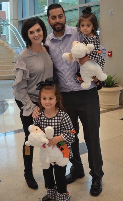 Cute family dressed up for Halloween at CCMH