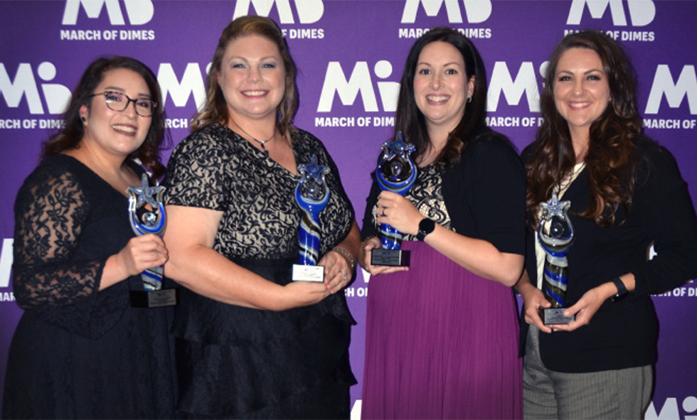 CCMH Nurses Named March of Dimes Nurse of the Year for 2020!
