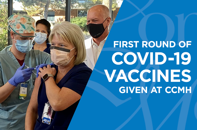FIRST ROUND OF COVID-19 VACCINES GIVEN AT COMANCHE COUNTY MEMORIAL HOSPITAL