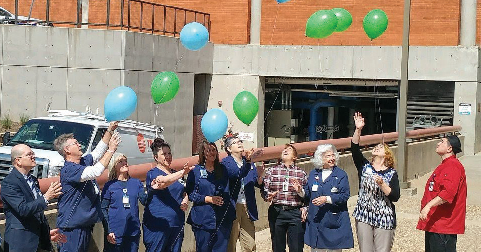 National Donate Life Month Balloon Release at CCMH