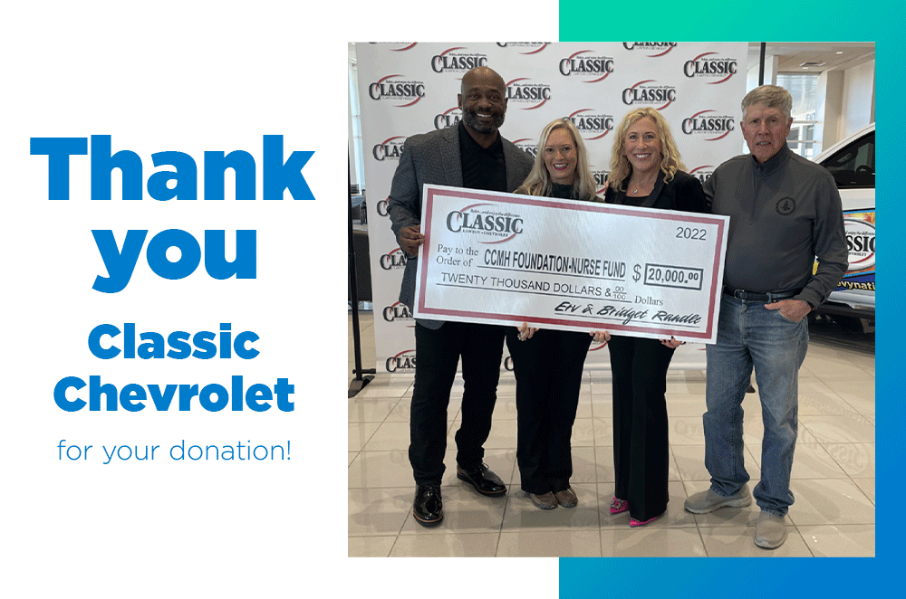 Thank you Classic Chevrolet for your donation!