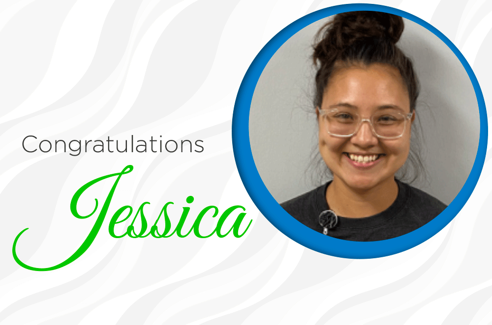 Congratulations Jessica