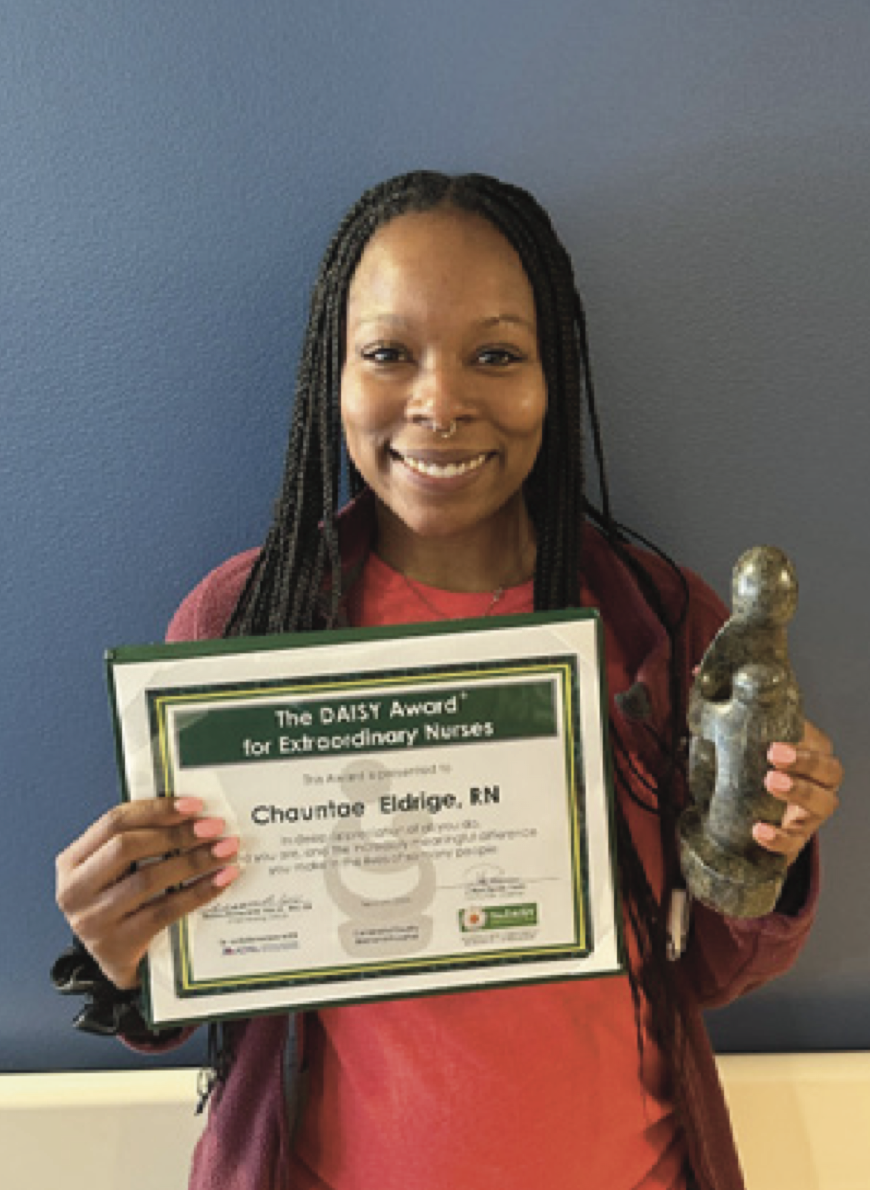 Chauntae Eldridge, Daisy Award Recipient 