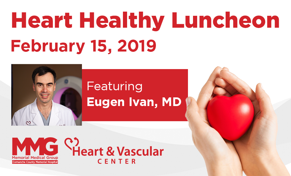 Heart Healthy Luncheon – February 15, 2019