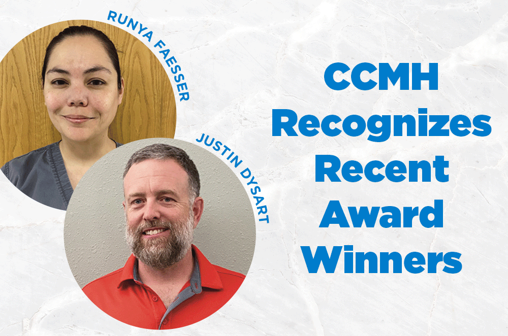 CCMH Recognizes Recent Award Winners