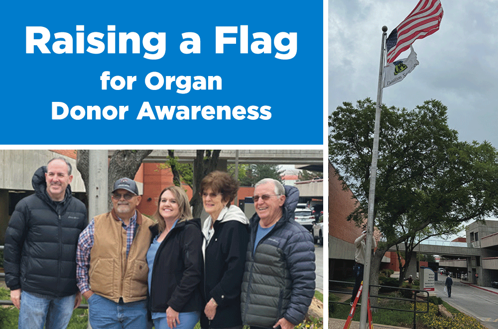 Raising a Flag for Organ Donor Awareness
