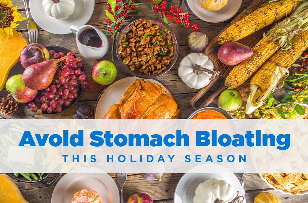 Avoid Stomach Bloating this holiday season