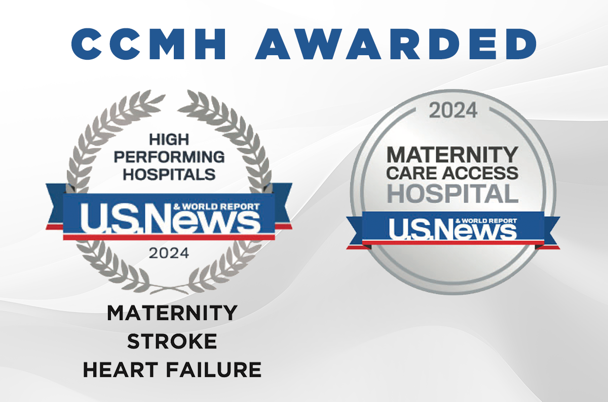 CCMH Awarded High Performing Hospital and Maternity Care Access Hospital Badges